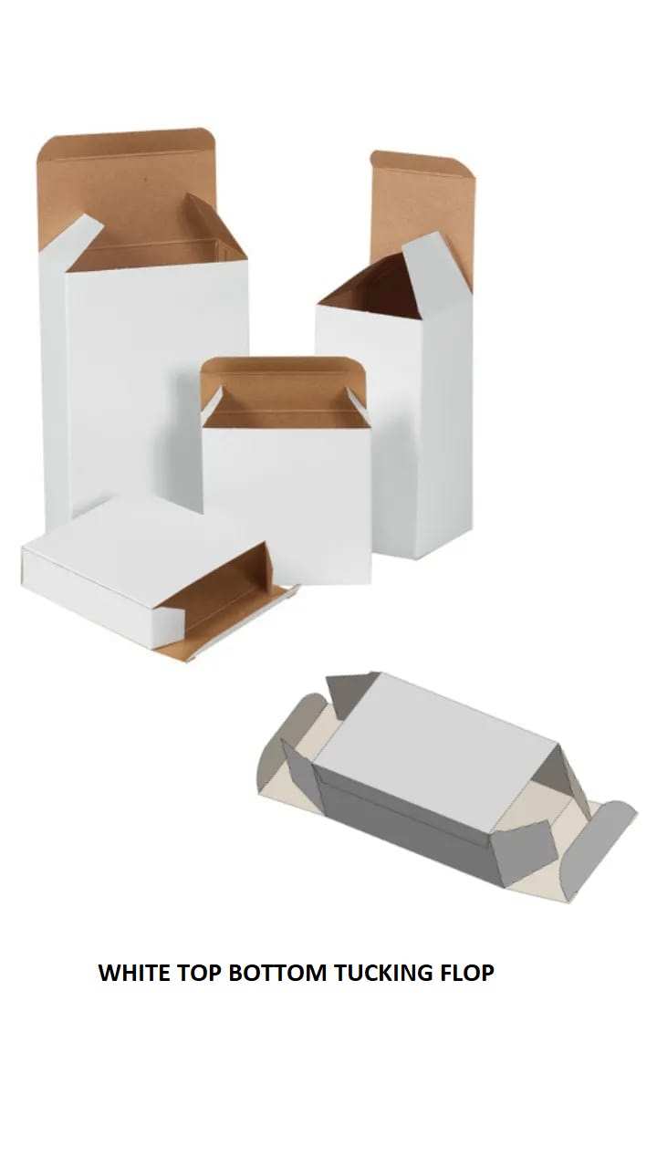 Top Bottom Tucking Flap Corrugated Box